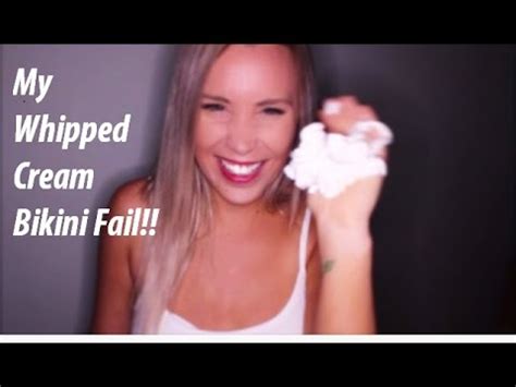 Big natural tits whipped cream covered